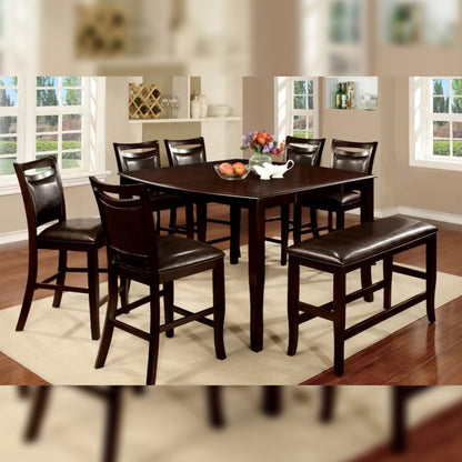 Dining Set Counter Height Extendable 8 Seater Dining Set