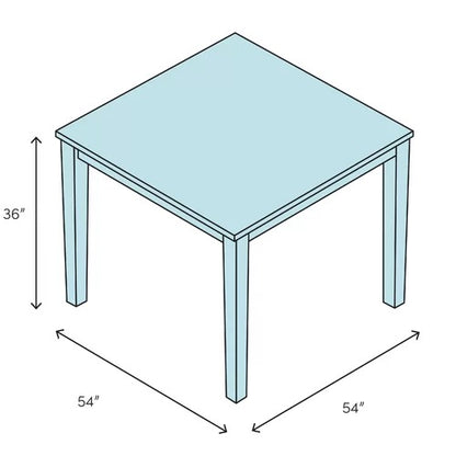 Dining Set: Dining Table with 6 Chairs Bar Height Dining Set