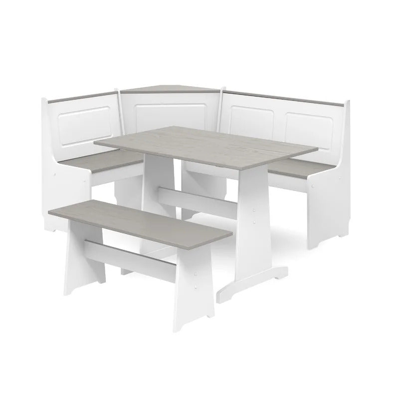 Dining Set: Dining Table with 6 Chairs Breakfast Dining Set