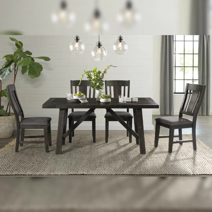 Dining Set: Dining Table with 6 Chairs Dining Set