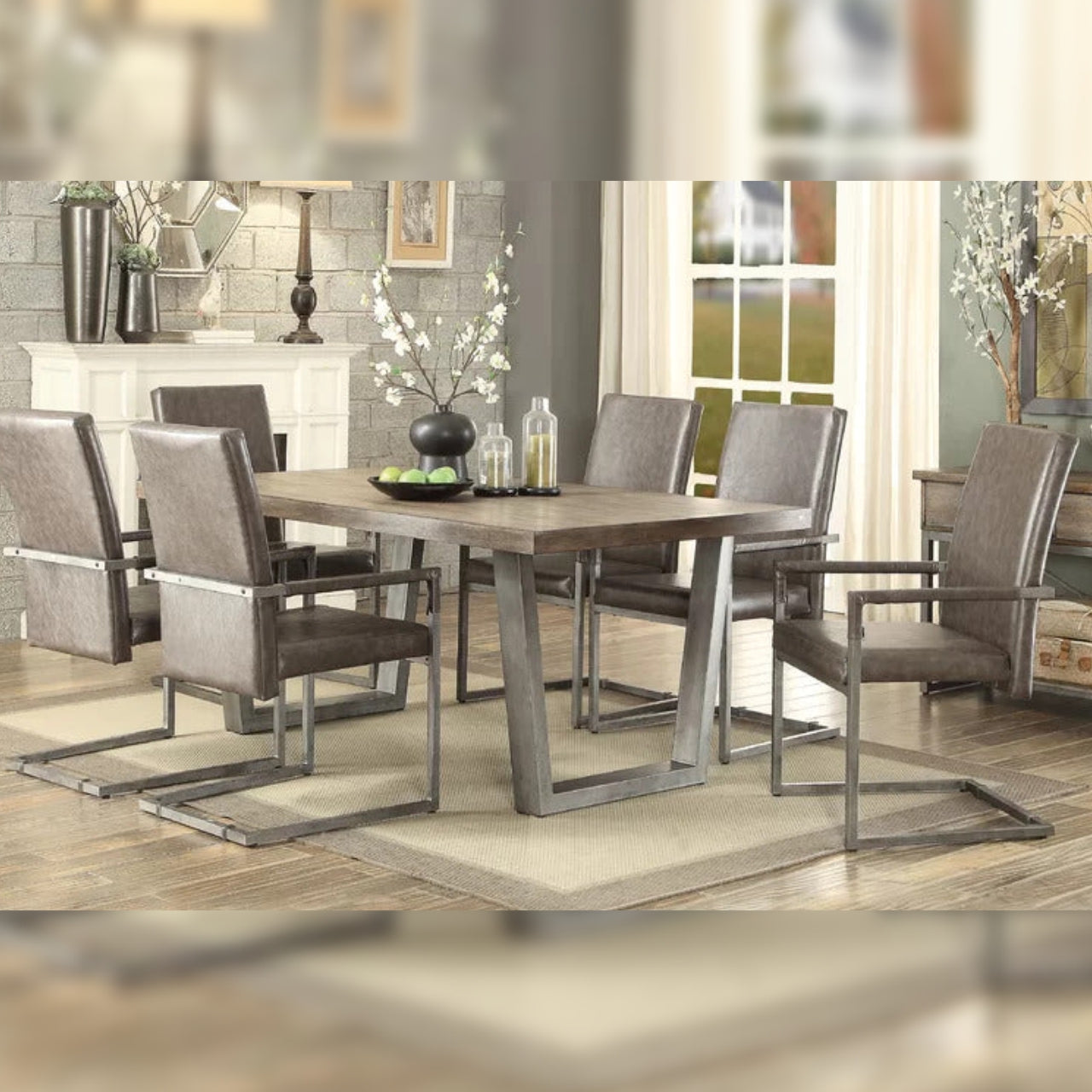 Dining Set Dining Table with 6 Chairs Dining Set