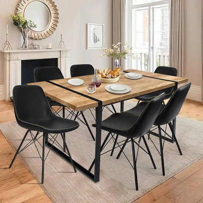 Dining Set : Dining Table with 6 Chairs Dining Set