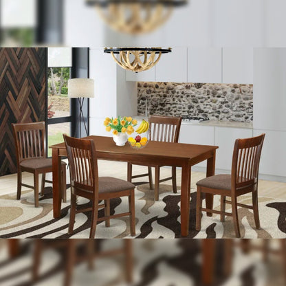 Dining Set Dining Table with 4 Chairs Wood Dining Set