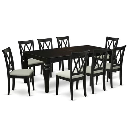 Dining Set: Extendable  Solid Wood 8 Seater Dining Set