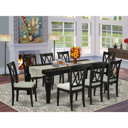 Dining Set: Extendable  Solid Wood 8 Seater Dining Set