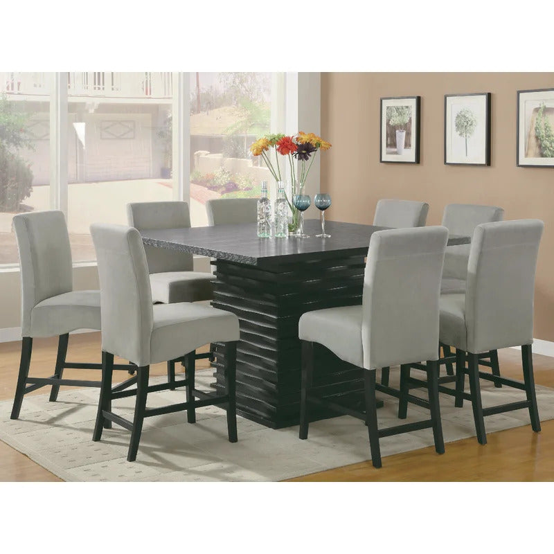 8 seater square store dining room table