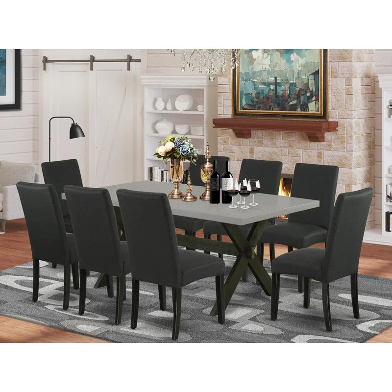 8 seater solid wood best sale dining table