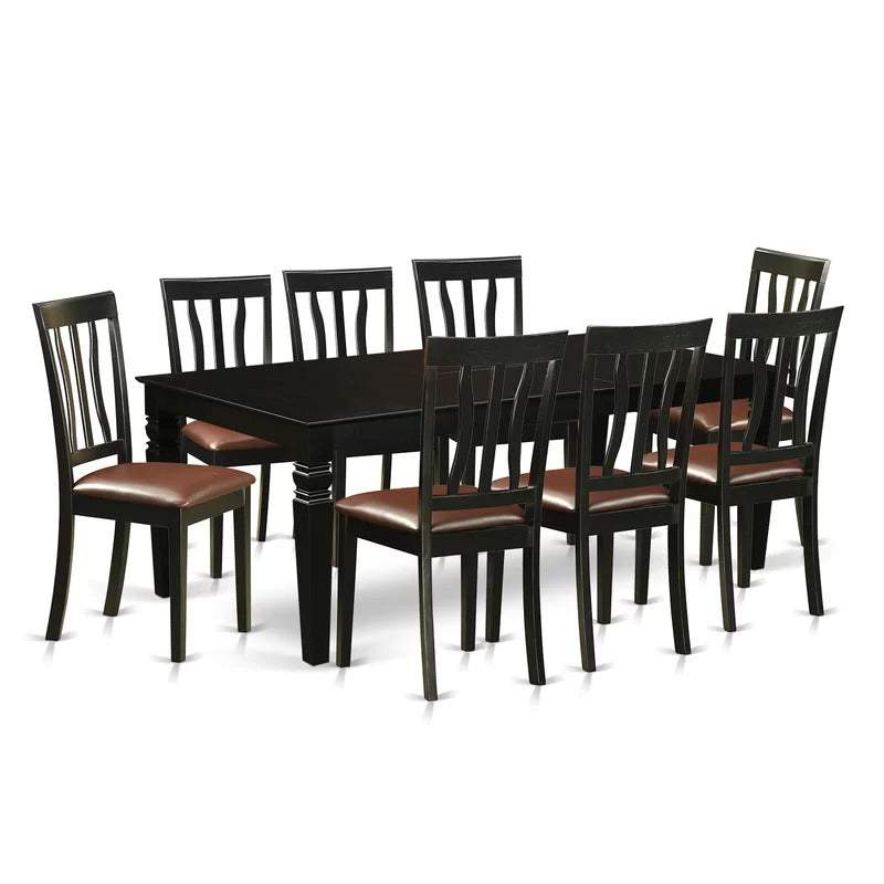 Dining Set:  Solid Wood 8 Seater Dining Set