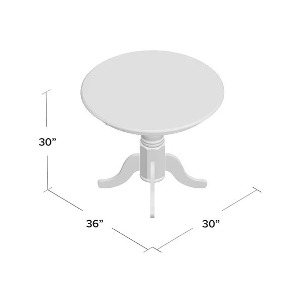 Dining Set: Walnut 2 Seater Round Dining Table Set – GKW Retail