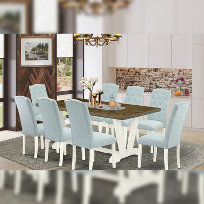 Dining Set Wooden 8 Seater Dining Set