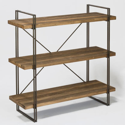 Display Unit: Metal Display Unit with 3 Wood Shelves