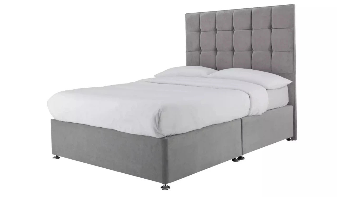 Double Bed: Mauve Double Bed