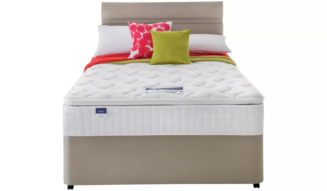 Double Bed: Sandstone 4 Drawer Double Bed
