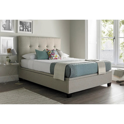 Double Bed: Worth Walk Oatmeal Fabric  Double Bed