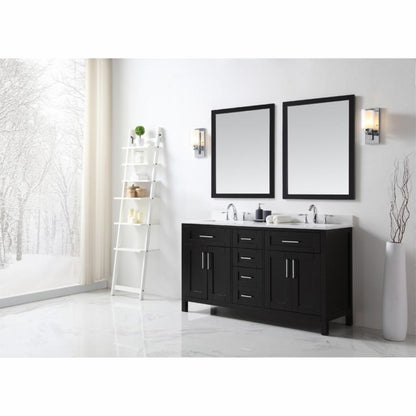 Double Sink Vanities: 60 in. Double Sink Bathroom Vanity