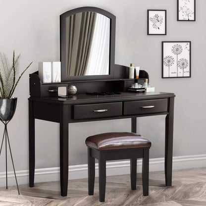 Dressing Table: Drawers and Chair Dressing Table