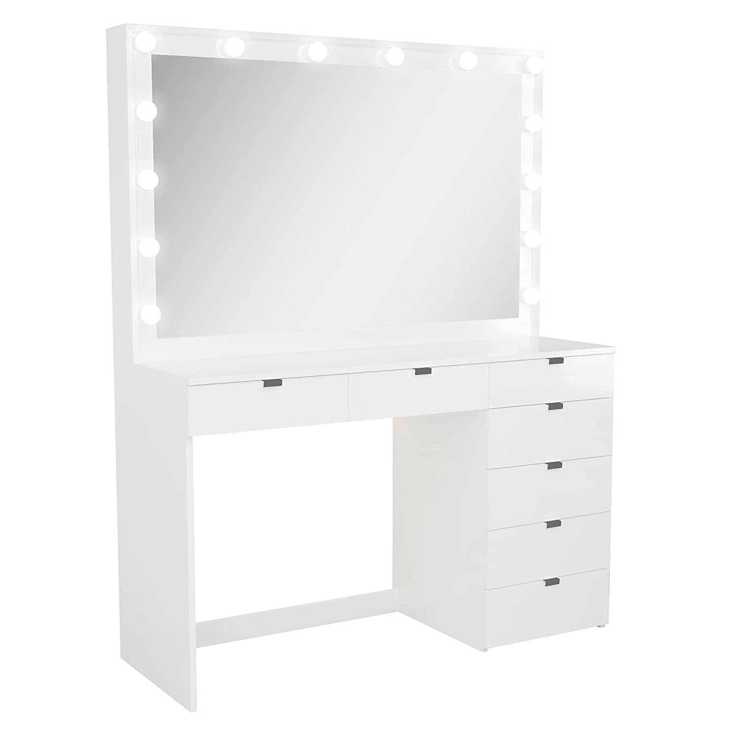 Dressing Table: Smoked White Dressing Table