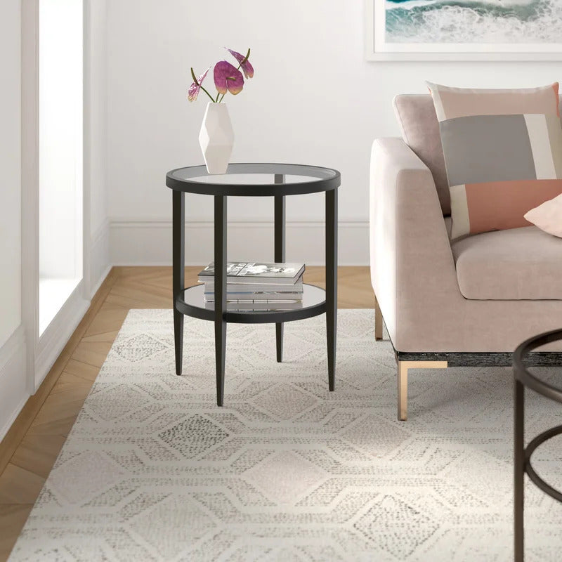 Def End Table Durable End Table for Den: Perfect Storage Solution for Small Spaces