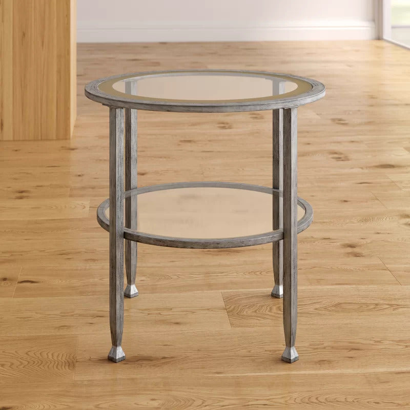 End Table SID Glass End Table