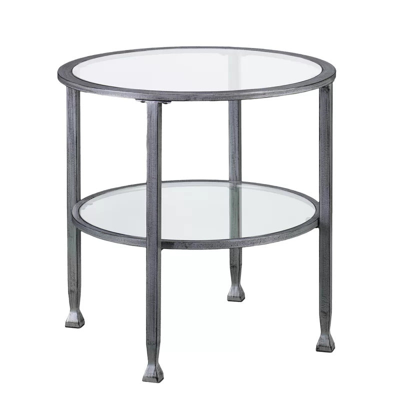 End Table SID Glass End Table