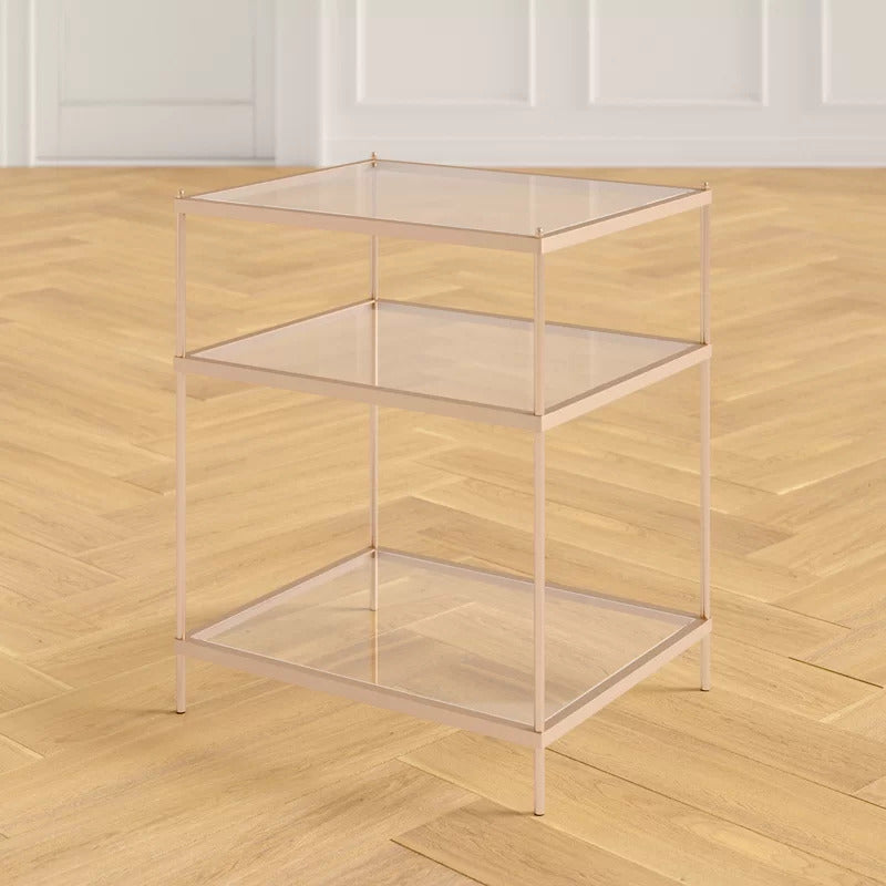 End Tables : Carin Glass End Table
