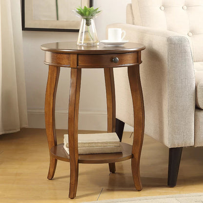 End Tables: End Table with Storage Drawer 