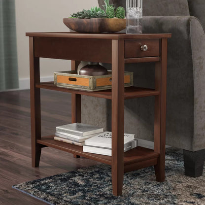 End Tables: End Table with Storage (Espresso)