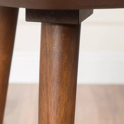 End Tables: Solid Wood 3 Legs End Table