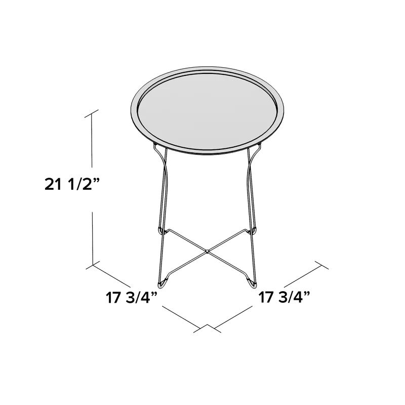 End Tables Top Cross Legs End Table