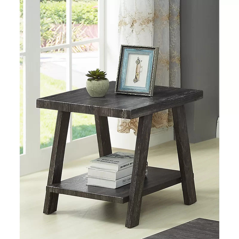 End Tables: Wooden End Table