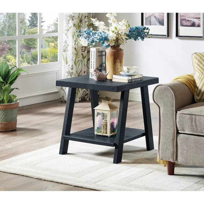 End Tables: Wooden End Table