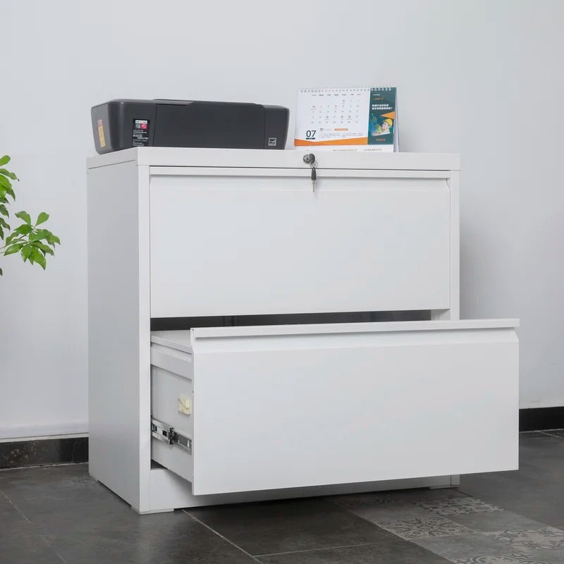 Filing Cabinet : 35.43'' Wide 2 -Drawer Steel Lateral File Cabinet