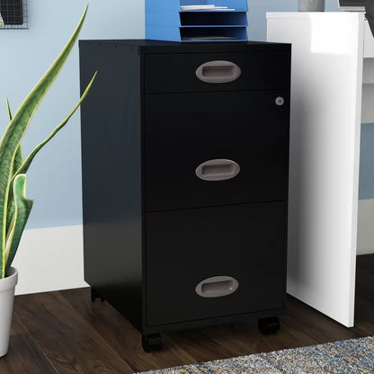 Filing Cabinet : Bots Mobile 3-Drawer Vertical File Cabinet