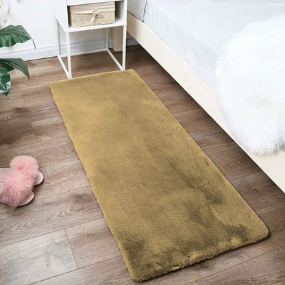 Floor Mats: Bathroom Door Foot Carpets Anti Skid Water Absorbent Easy Machine Washable Rug for Entrance | Kitchen Floor | 60 X 90 Cm | Beige | Pack of 1