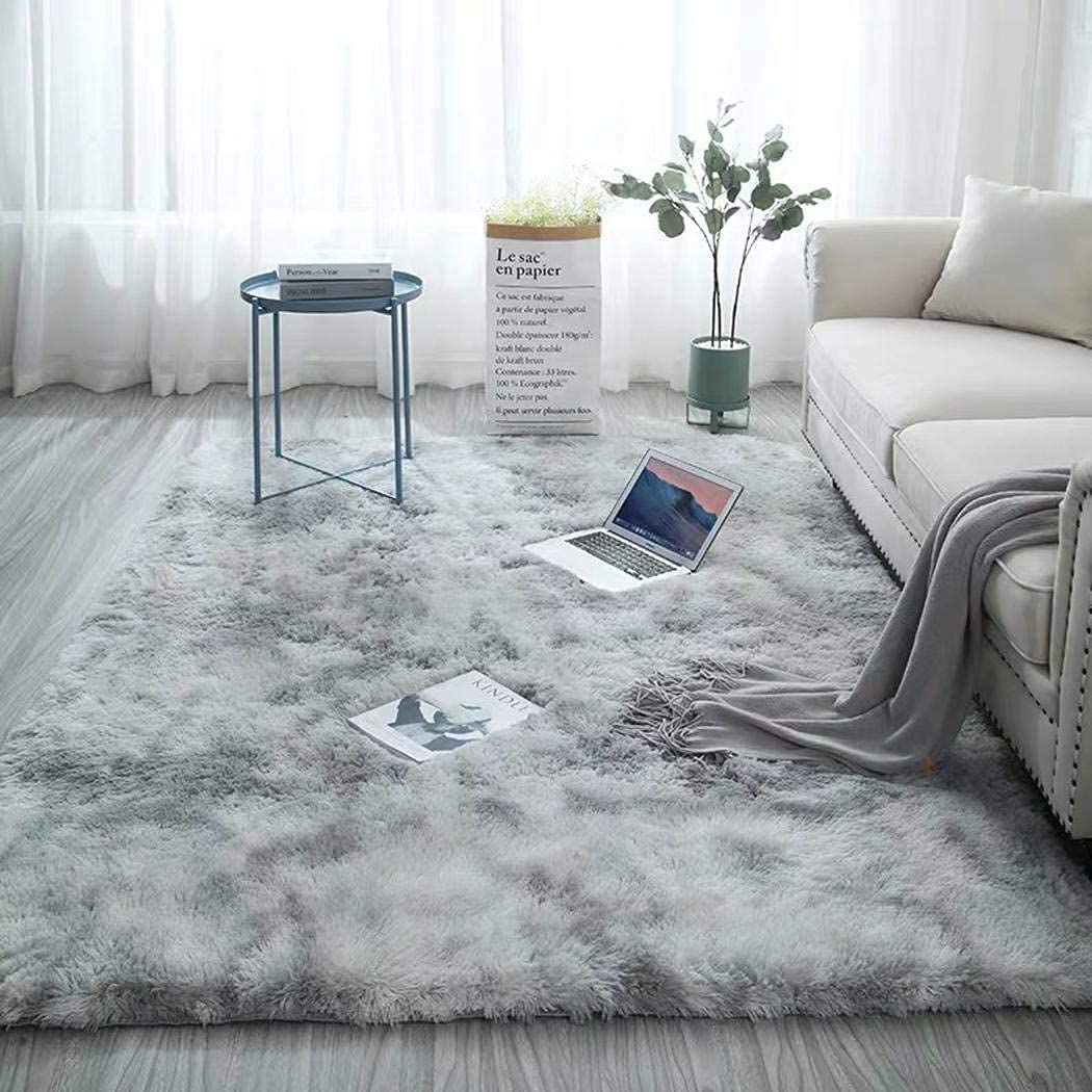 Carpets: Fluffy Anti Slip Bedside Runner Carpet