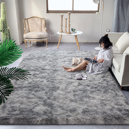 Carpets: Fluffy Anti Slip Bedside Runner Carpet