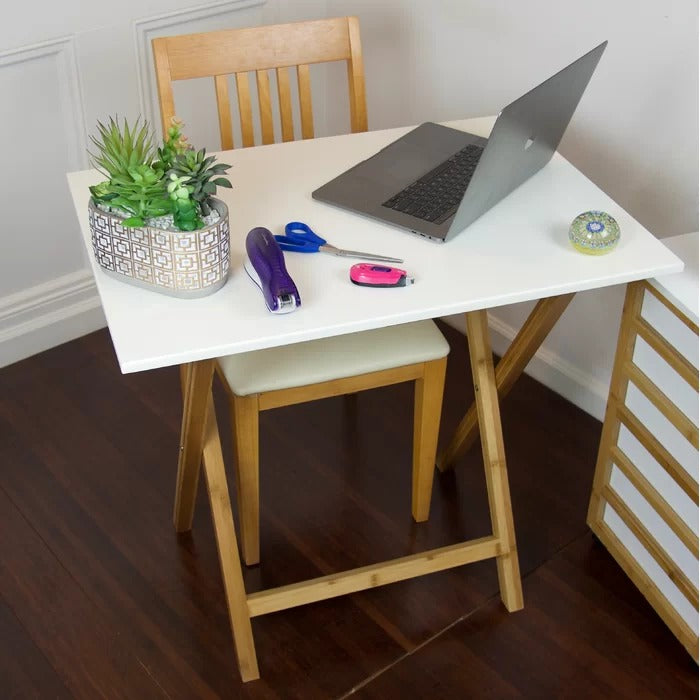 Folding Table: White Computer Desk, Folding Study Table