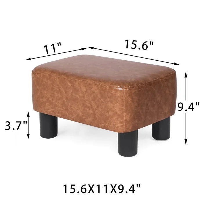 Foot Stool: 11'' Wide Square Footstool Ottoman