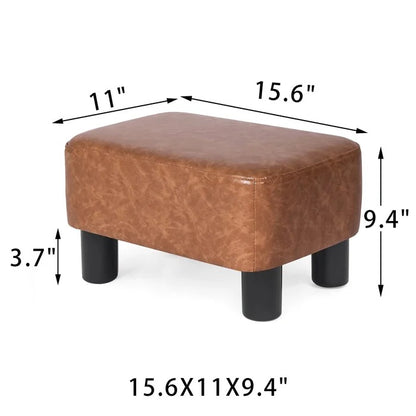 Foot Stool: 11'' Wide Square Footstool Ottoman