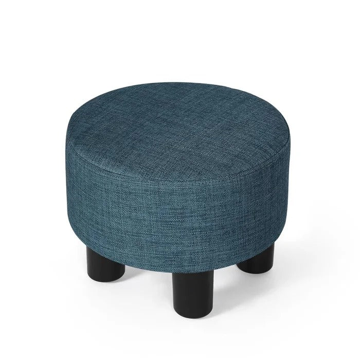 Foot Stool: 12.4'' Wide Round Footstool Ottoman