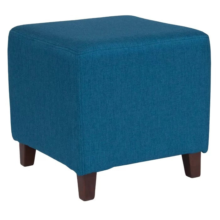 Foot Stool: 16.5'' Wide Square Cube Ottoman
