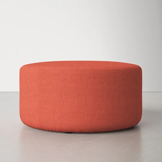 Foot Stool: 24'' Wide Round Cocktail Ottoman