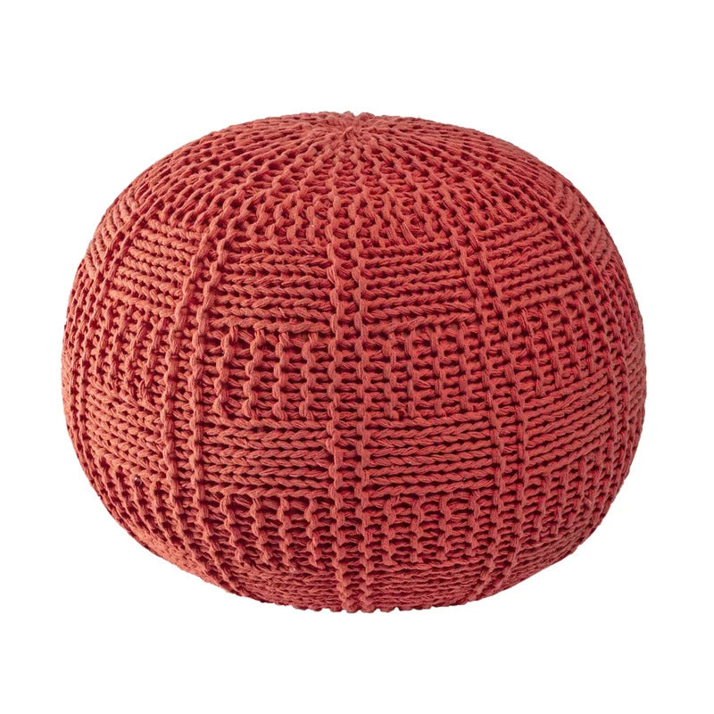 Foot Stool : Round Pouf Ottoman