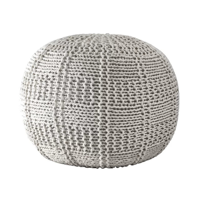 Foot Stool : Round Pouf Ottoman