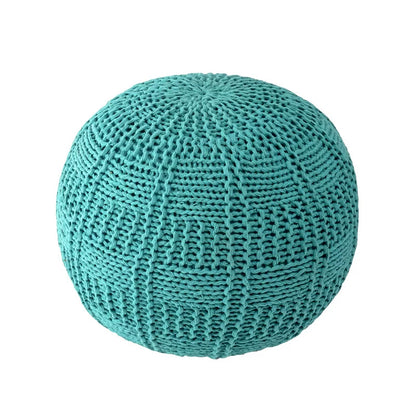 Foot Stool : Round Pouf Ottoman