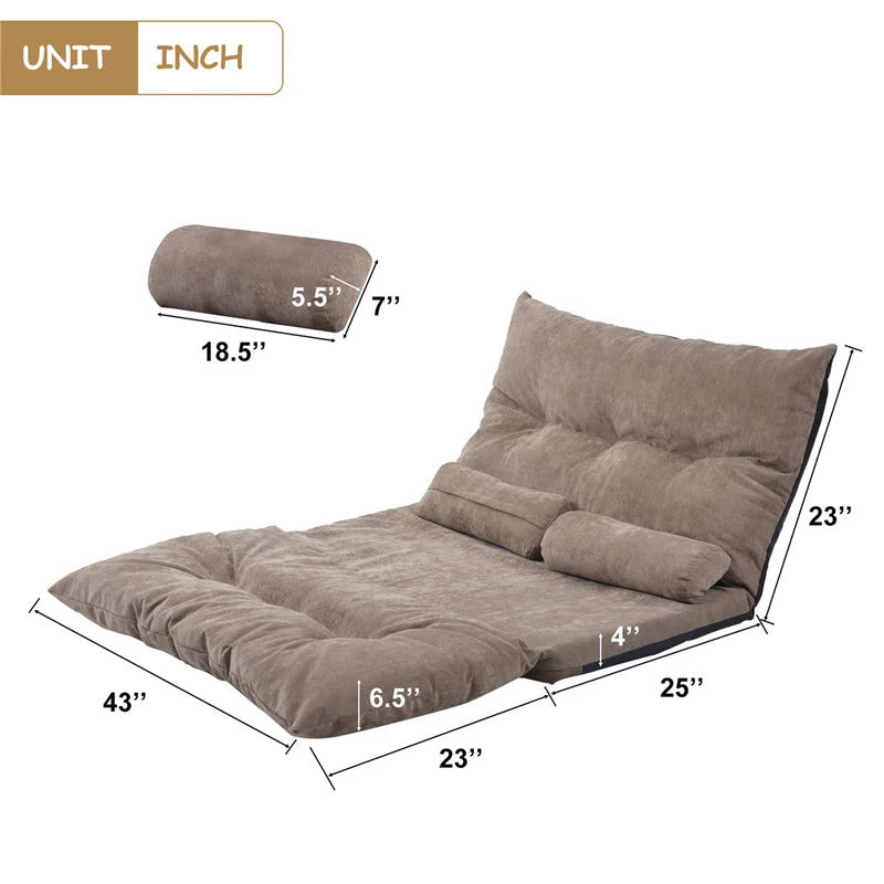 Futon: 43'' Wide Convertible Sofa