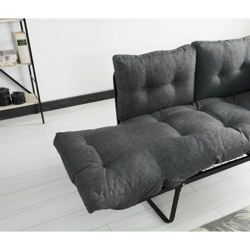 Futon: 66'' Wide  Convertible Sofa