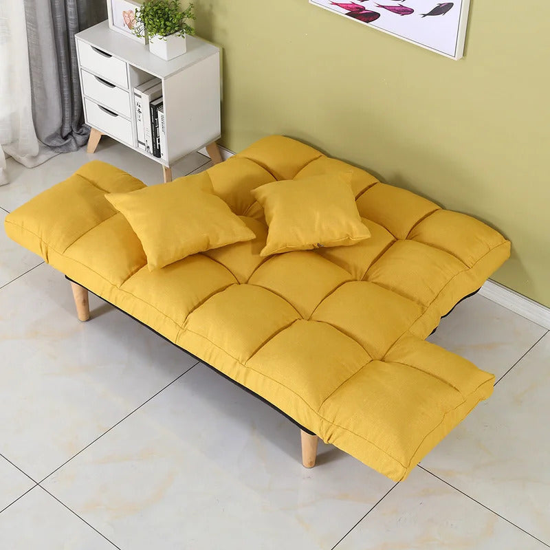 Futon: 68.5'' Wide  Back Sofa