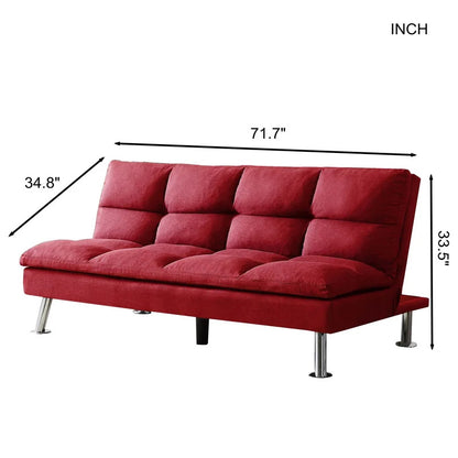 Futon: 71.7'' Armless Sofa