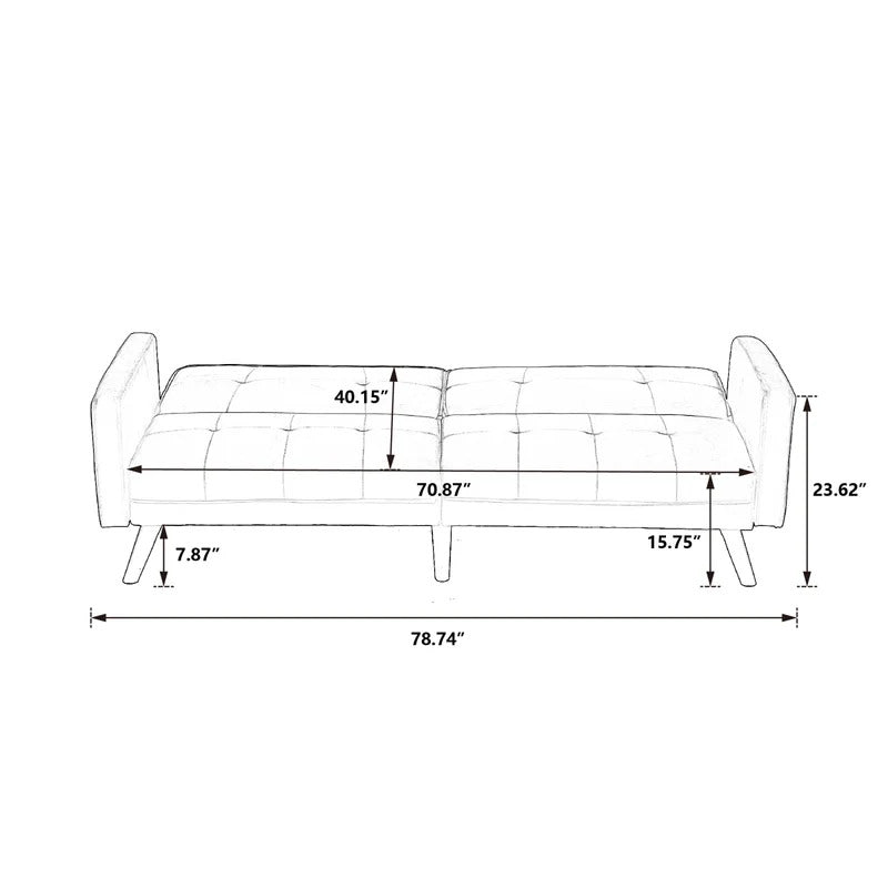 Futons: Futon Sofa Bed Convertible Sleeper Sofa